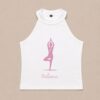 Crop Top weiß Balance Soul.Kick Yoga