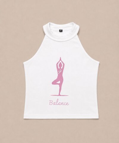 Crop Top weiß Balance Soul.Kick Yoga