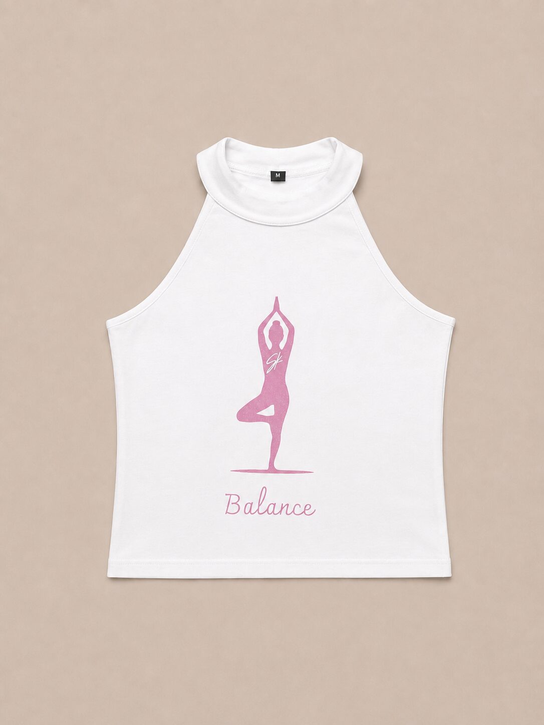 Crop Top weiß Balance Soul.Kick Yoga