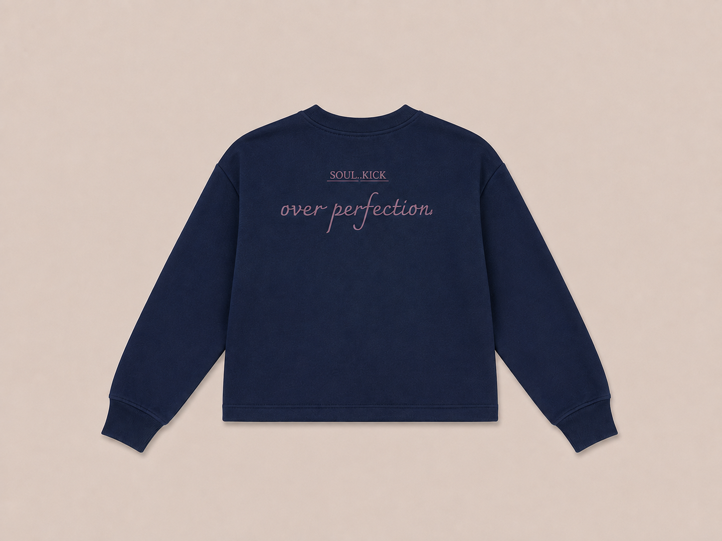 Oversize Sweatshirt navy Balance hinten